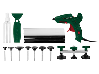 Набір для видалення вм’ятин без фарбування Parkside DRS-21 (21 предмет)