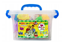 Кінетичний пісок набір із пісочницею та формочками 2 кг, фото 5