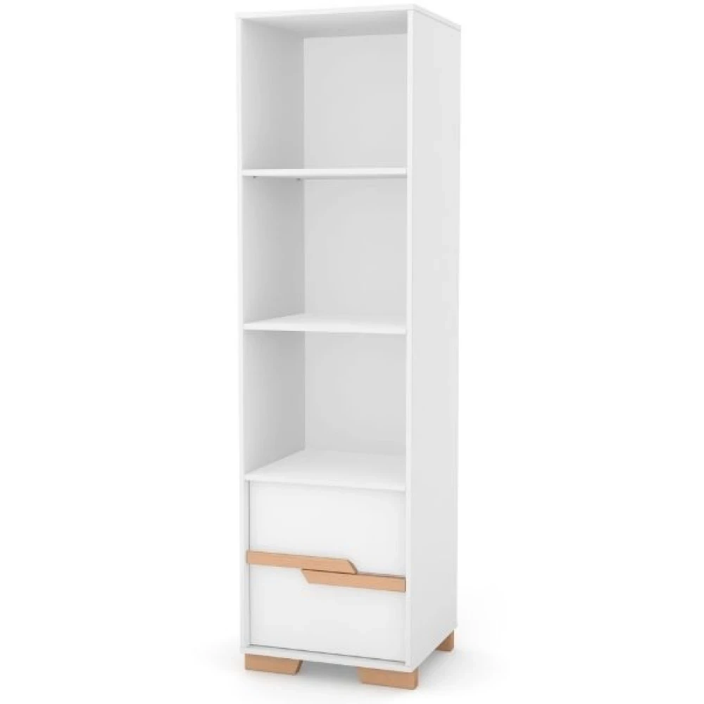 Шафа-пенал в дитячу з ДСП і дерева Сіетл 450 Верес, фото 1