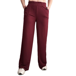 Штани палацо Elegance р.48 бордові EL35