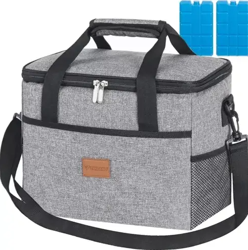 Термосумка Trizand 23843 — 40 л + 2 акумулятори холоду , Сумка-холодильник 47×28,5×30 см