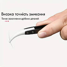 Керамічний пінцет з легким вигином для SMD, пайки та ремонту, фото 3