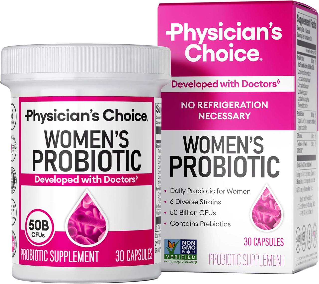 Physician's Choice Probiotics for Women 50 Billion 30 капсул