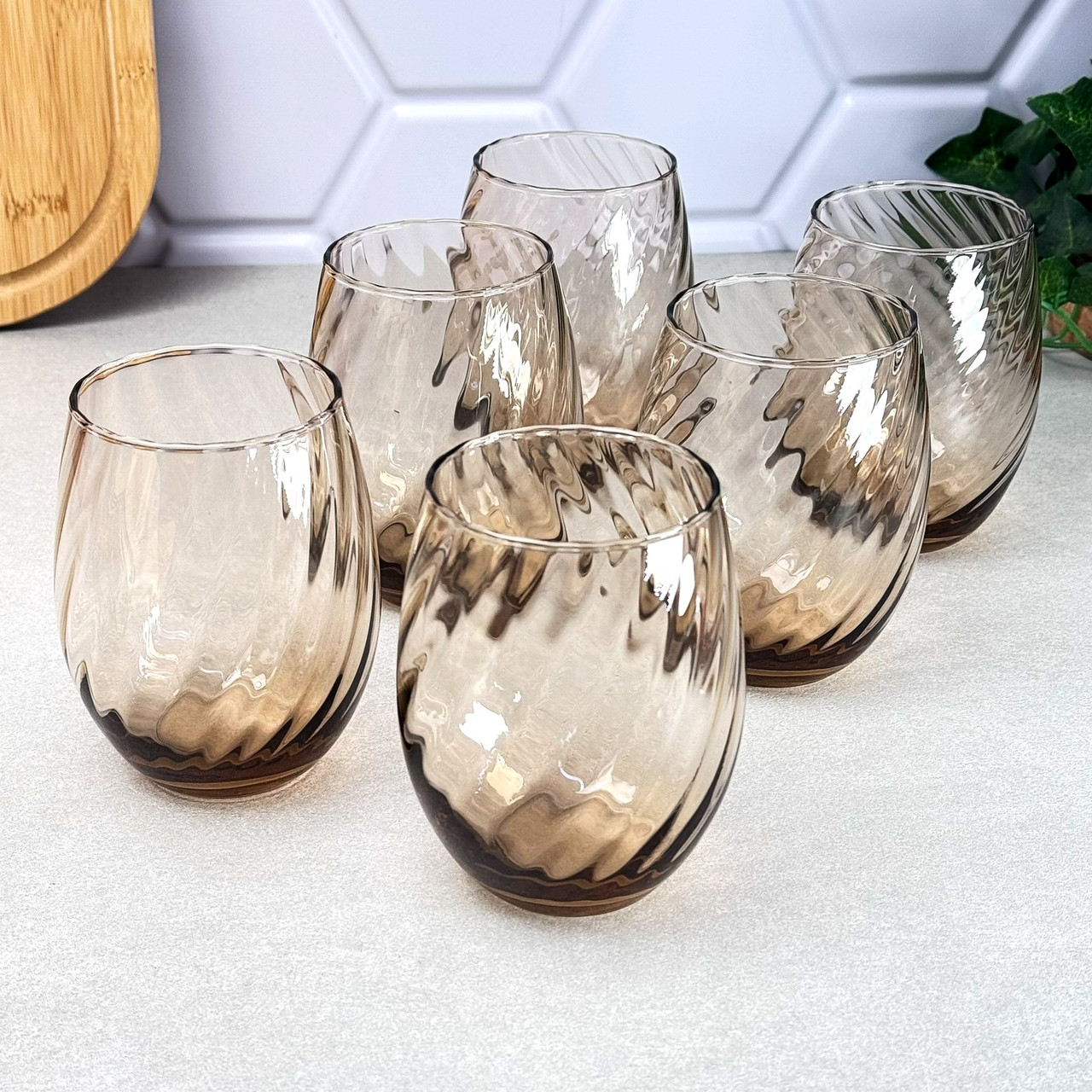 Набір склянок LUMINARC Mystic Honey 300 мл, 6 шт, медовий, X1042/1, Франція