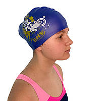 Шапочка для плавання для довгого волосся Flowers SNS KW-3