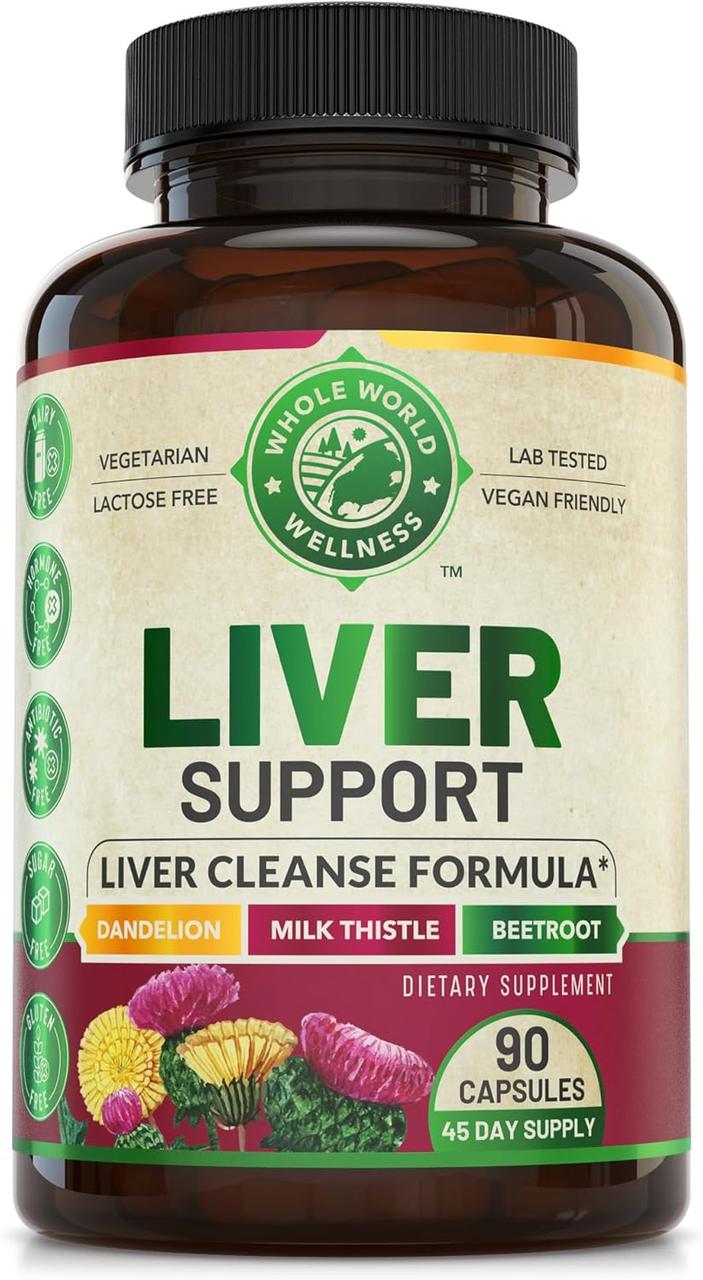 WHOLE WORLD WELLNESS Liver Support 90 капсул