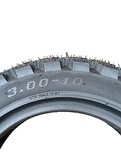 Покришка 3.00-10 49G, (8PR) TUBELESS (TL) - безкамерна, Load Range «C», «ВЕЗДЕХОД» NAIDUN, фото 3