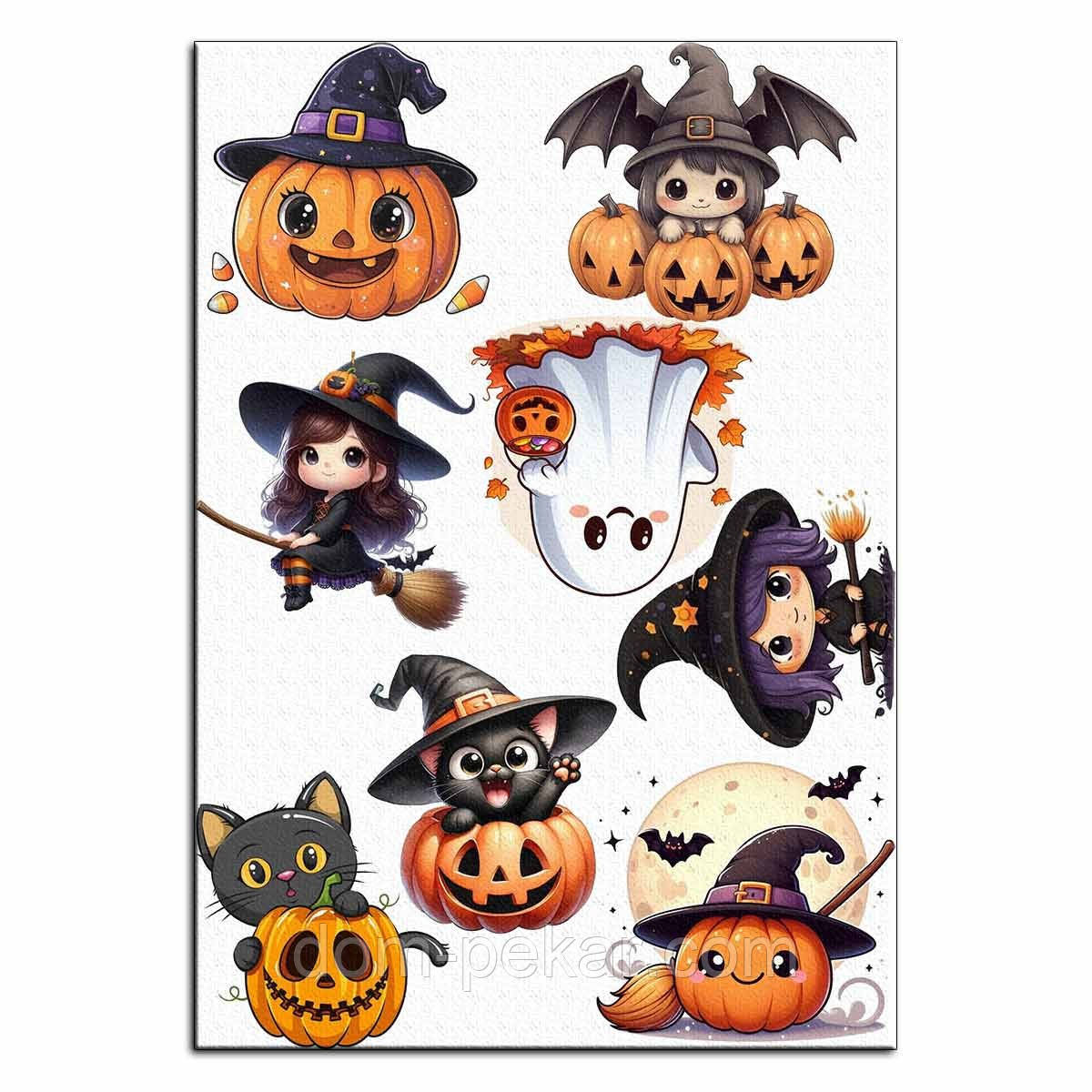 Хеллоуїн вафельна картинка