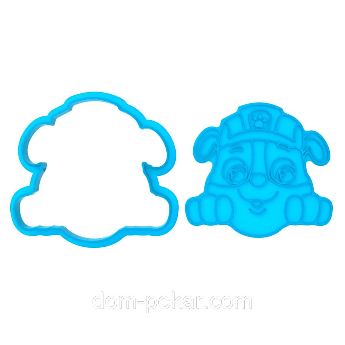 Щенячий патруль Крепиш вирубка з відбитком для пряників 7,5*8 см (3D)