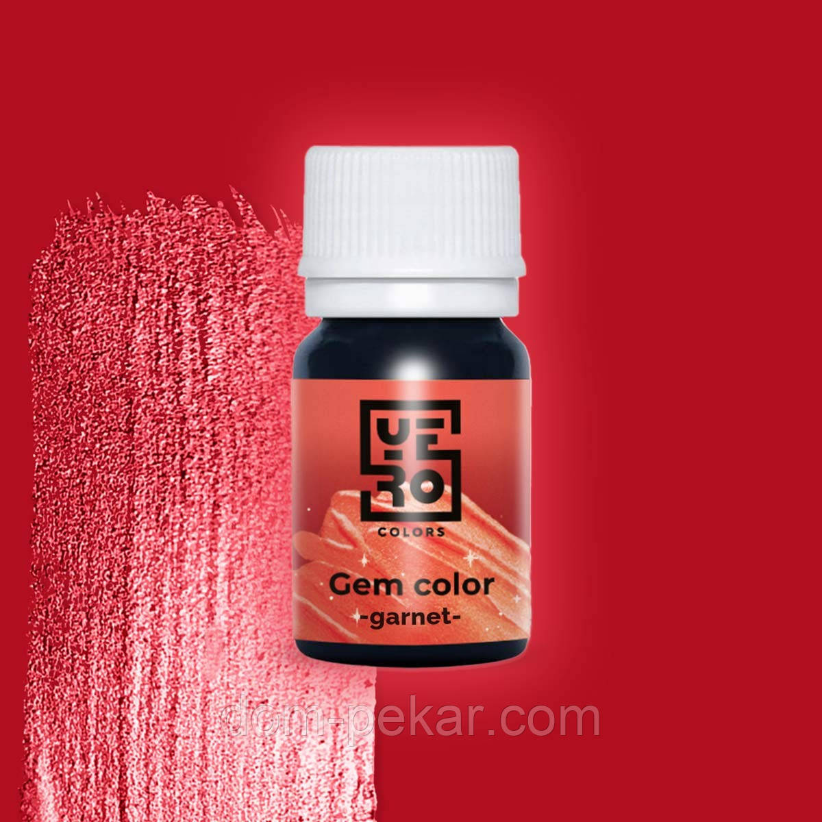 Блискучий барвник Yero Gem gel Гранат 15 г