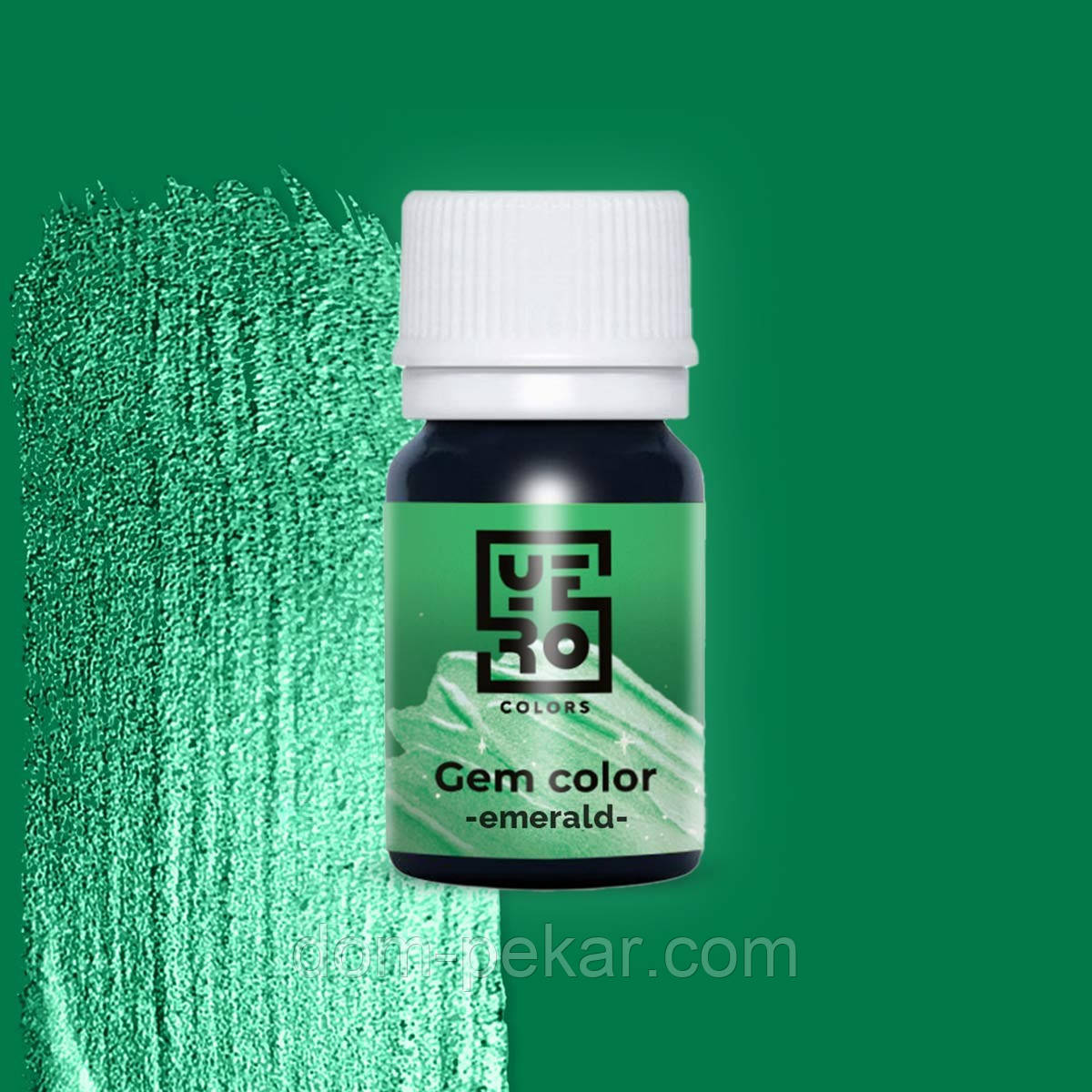 Блискучий барвник Yero Gem gel Смарагд 15 г