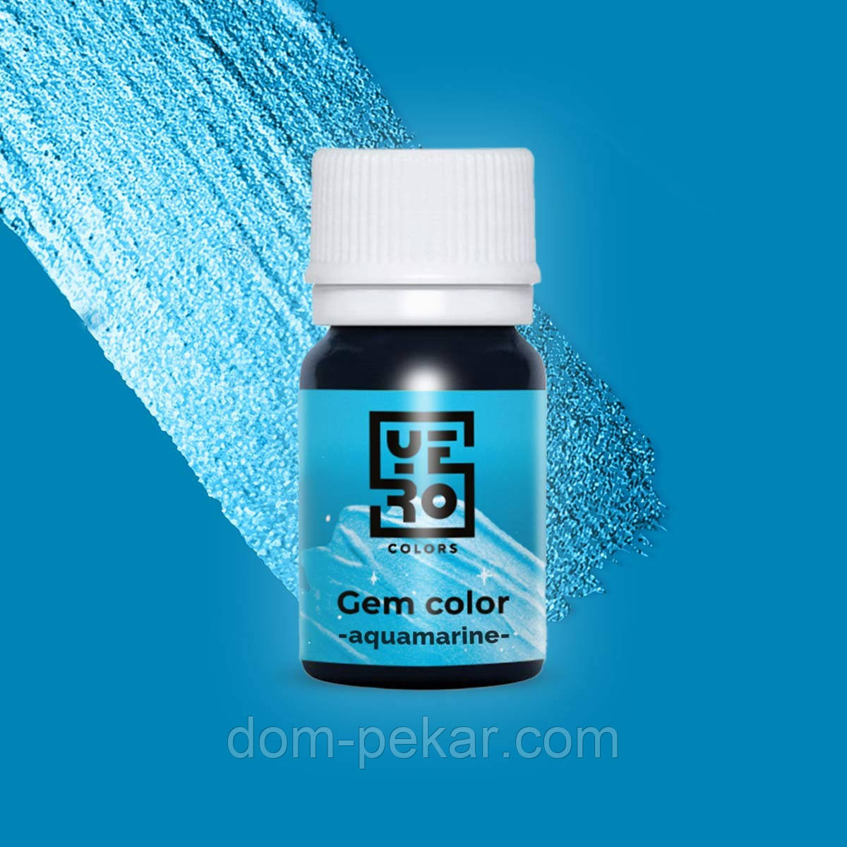 Блискучий барвник Yero Gem gel Аквамарин 15 г