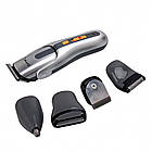 Машинка для стрижки волосся + 8 насадок, GM-581 / Тример чоловічий / Тример акумуляторний, фото 6