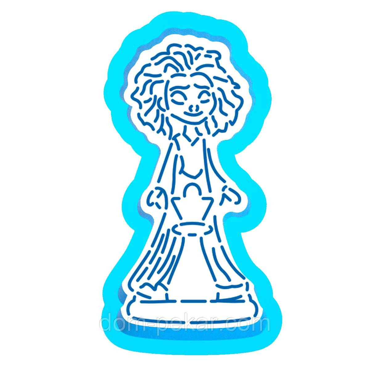 Беллатріса Лестрейндж new вирубка з трафаретом 10*4.8 см (TR-2)