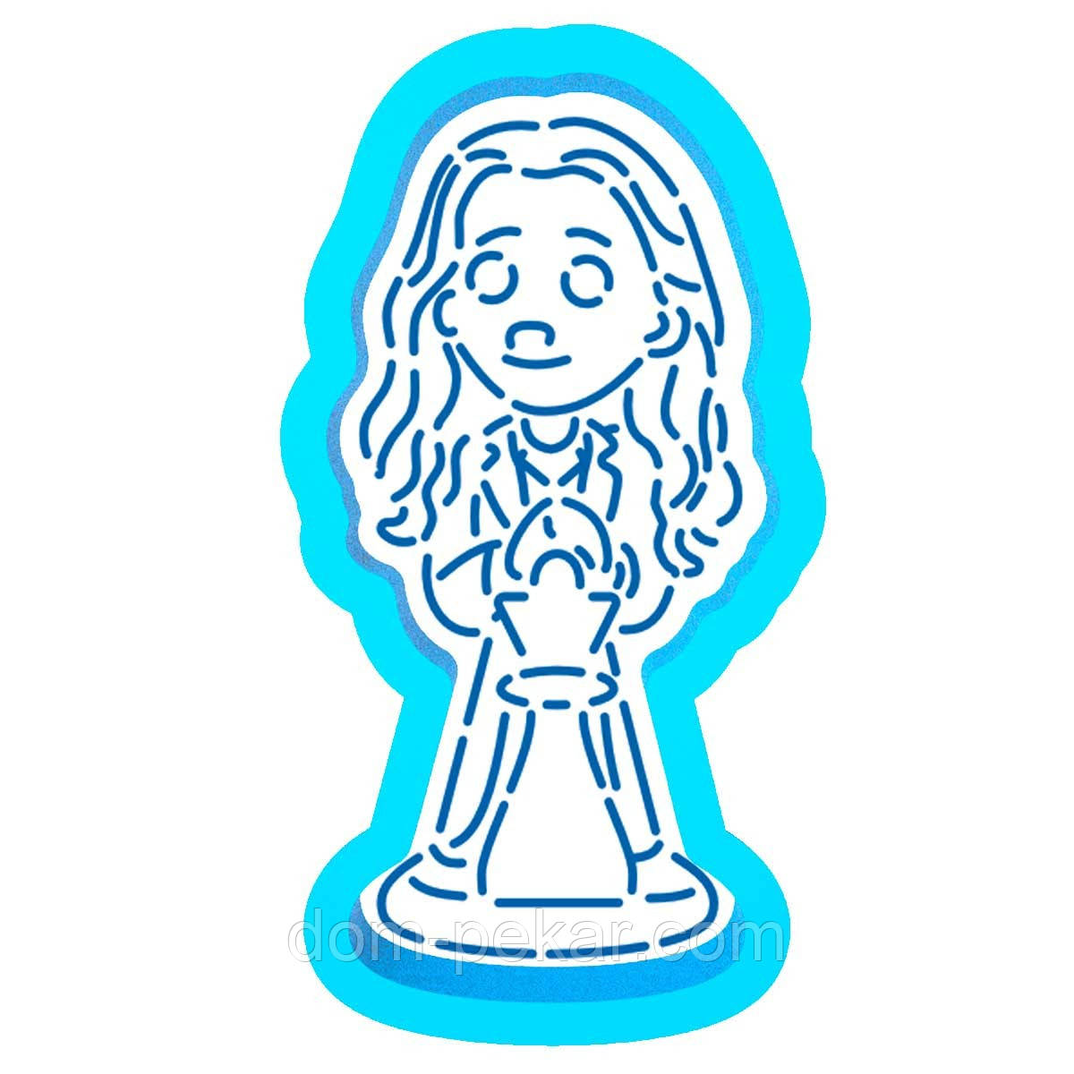 Герміона Грейнджер new вирубка з трафаретом 10*4.8 см (TR-2)