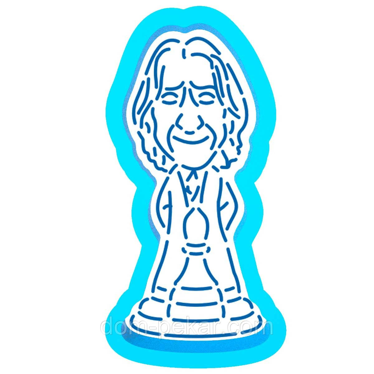 Професор Снейп new вирубка з трафаретом 10*4.6 см (TR-2)