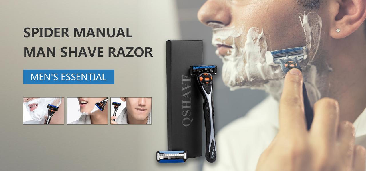 Ручна бритва Qshave Black Spider. Qshave: твій шлях до бездоганної шкіри