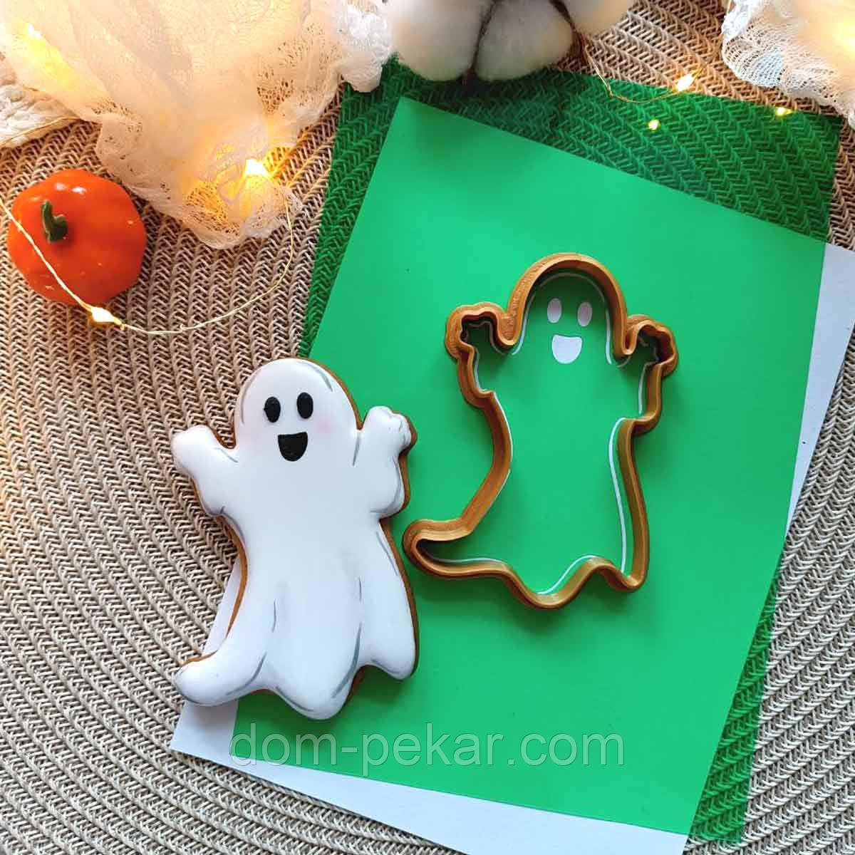 Привид 1 вирубка з трафаретом 9*6 см (TR-2)