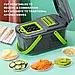 Багатофункціональна ручна овочерізка подрібнювач Veggie slicer 22 в 1 Jm, фото 9