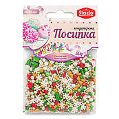 Посипка кондитерська Коктейль Новорічний ліс, 50 г