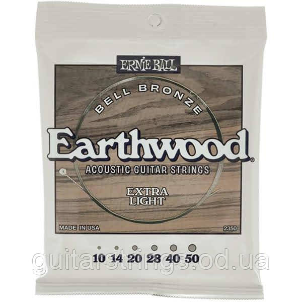 Струны Ernie Ball 2350 Earthwood Bell Bronze Extra Light 10-50, фото 1