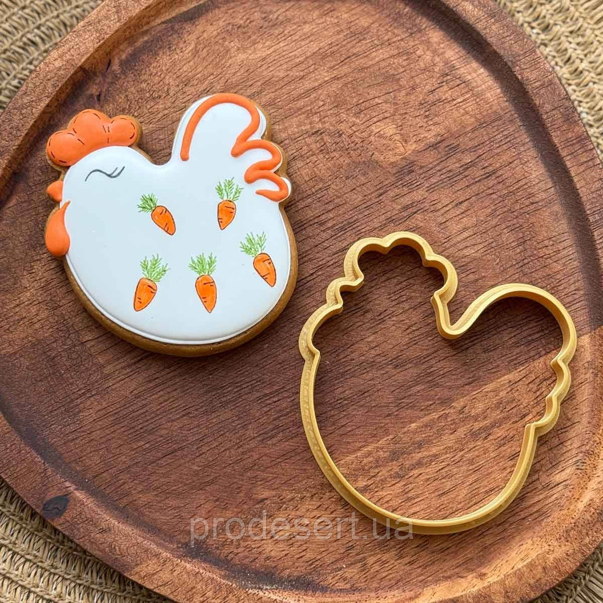 Курочка для вирубування для пряників 8*7,5 см (3D)