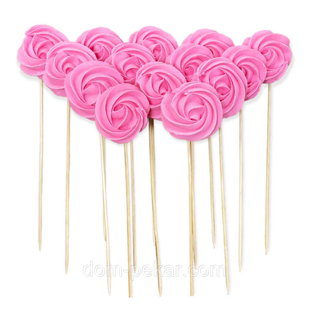 СЛАДО кондитерський декор Безе Преміум Рожеве 14 шт.