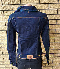 Куртка унісекс (жінка, підліткова) джинсова стрейчева на ґудзиках LEVIS, Туреччина, фото 5