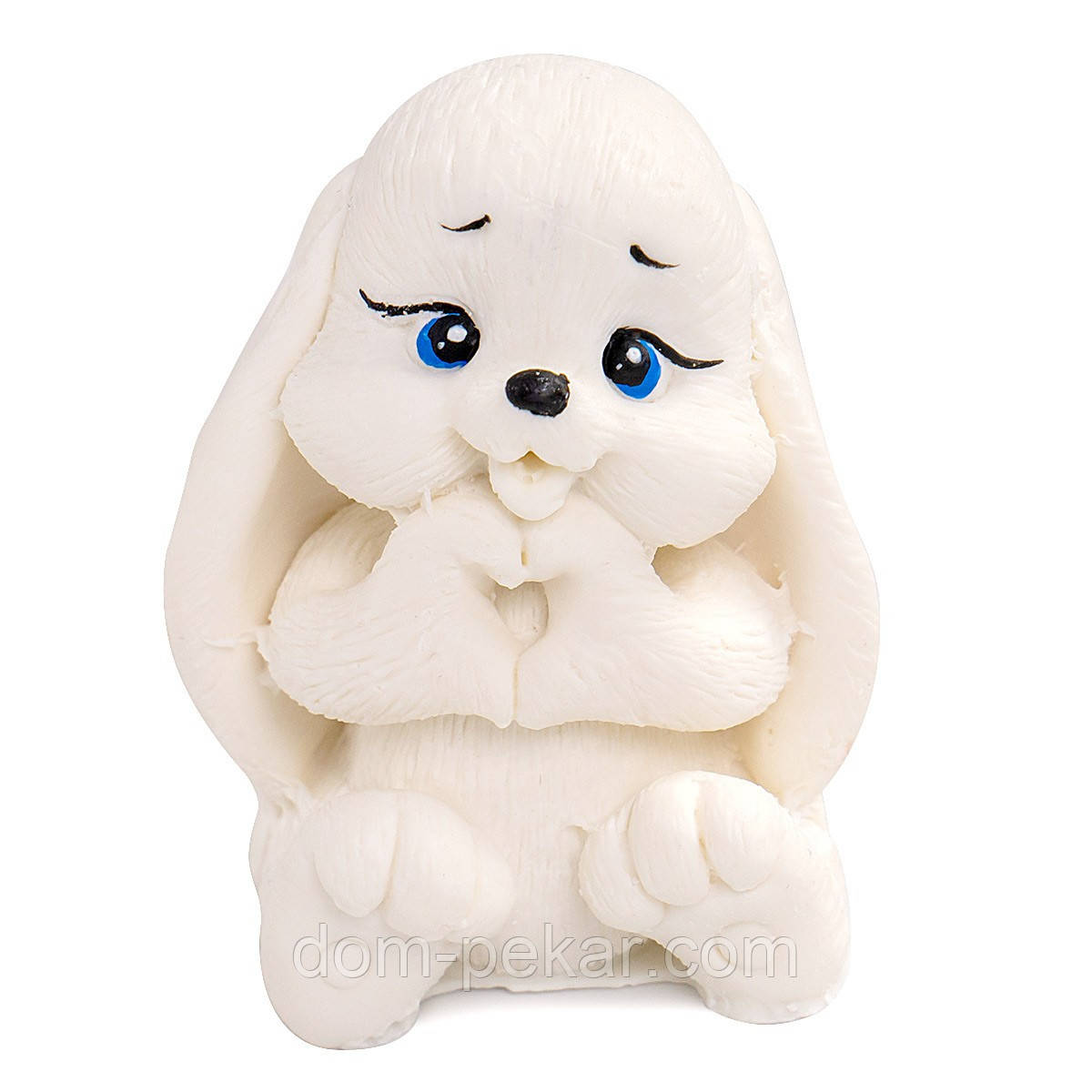 СЛАДО кондитерський декор Зайчик із серцем білий