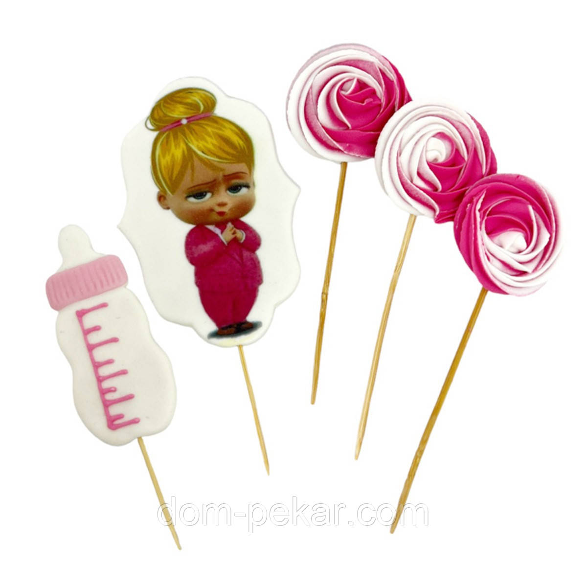 СЛАДО топери для торта Бебі Бос (дівчинка)