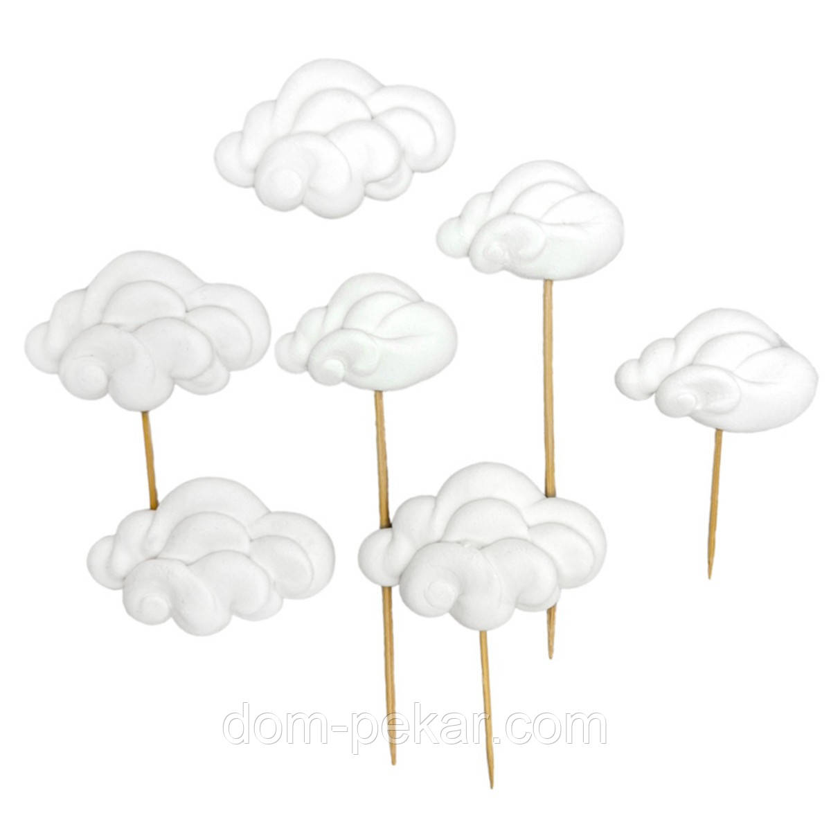 СЛАДО топери для торта Хмари 2D 7 шт.