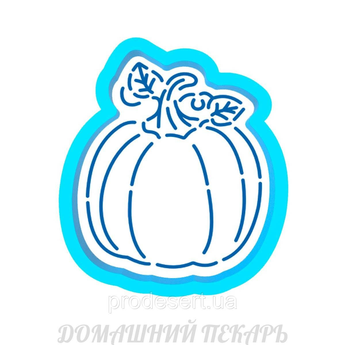 Гарбуз 10 вирубки з трафаретом 7*5,7 см (TR-2)