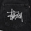 Чоловічі джинсові шорти Stussy графітові, оверсайз, Y2K, вуличний стиль, фото 7