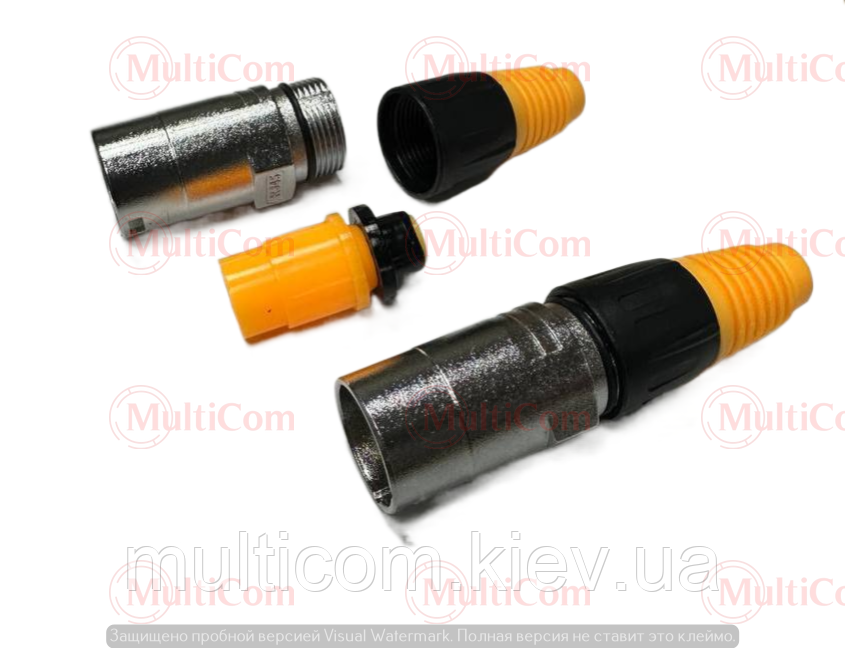 01-12-029. Роз'єм герметичний RJ-45, під кабель, Starlink, фото 1