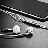 Навушники вкладки HOCO M22 Spirited Rhyme дротова гарнітура з мікрофоном біла, фото 7