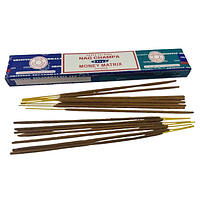 Аромапалочки пилкові Наг Чампа та Грошова матриця Satya Nag Champa Money Matrix