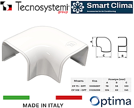 Tecnosystemi 11106008 Optima CP - Плаский вигин 74х55