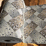 Килимок на метраж Аквамат — ширина 65 см, сіро-бежевий орнамент, на метраж, фото 3