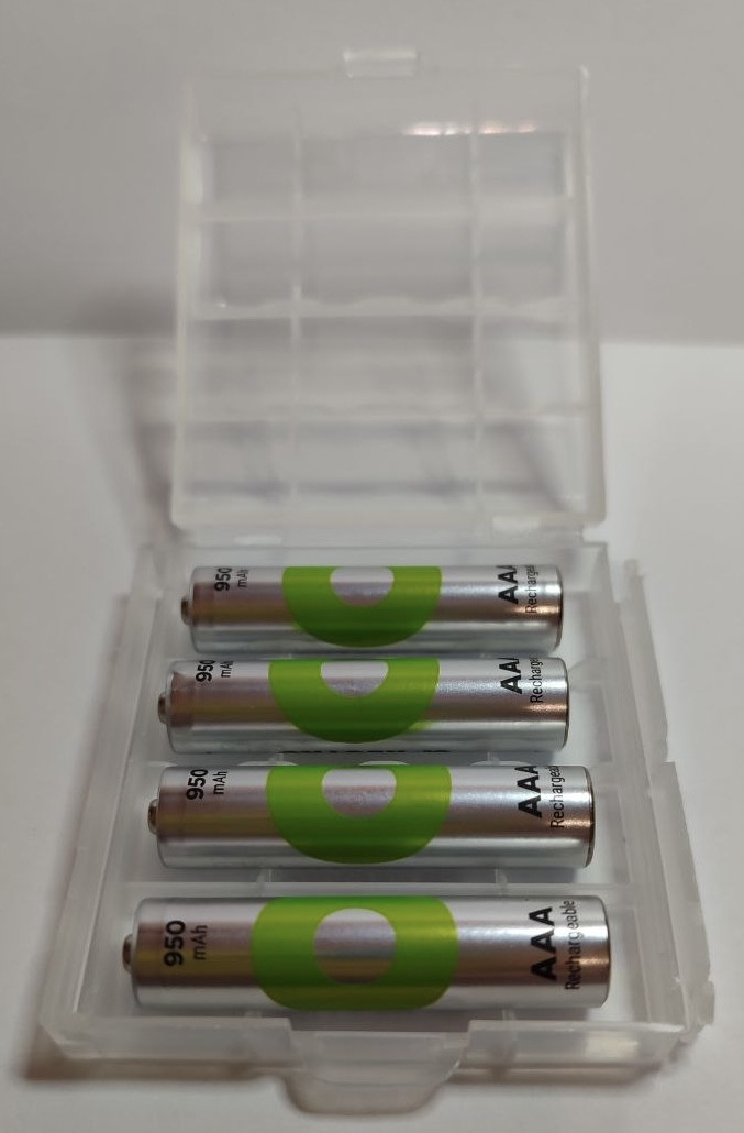 Акумулятори GP ReCyko+, R03, AAA, 950 mAh ціна за 4 штуки в кейсі