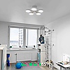 Люстра SCANDY 65Вт AL6195 ARD LED біла з деревом Ardero 3000-6500К 5200Lm керована світлодіодна з пультом ДУ Ø580х160мм, фото 11