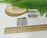 Гребінець металік. 4*4см, фото 2