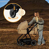 Універсальна коляска 3 в 1 Lionelo MERIL 3IN1 BEIGE SAND, фото 3