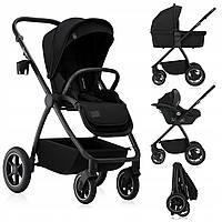 Універсальна коляска 3 в 1 Lionelo MERIL 3IN1 BLACK ONYX