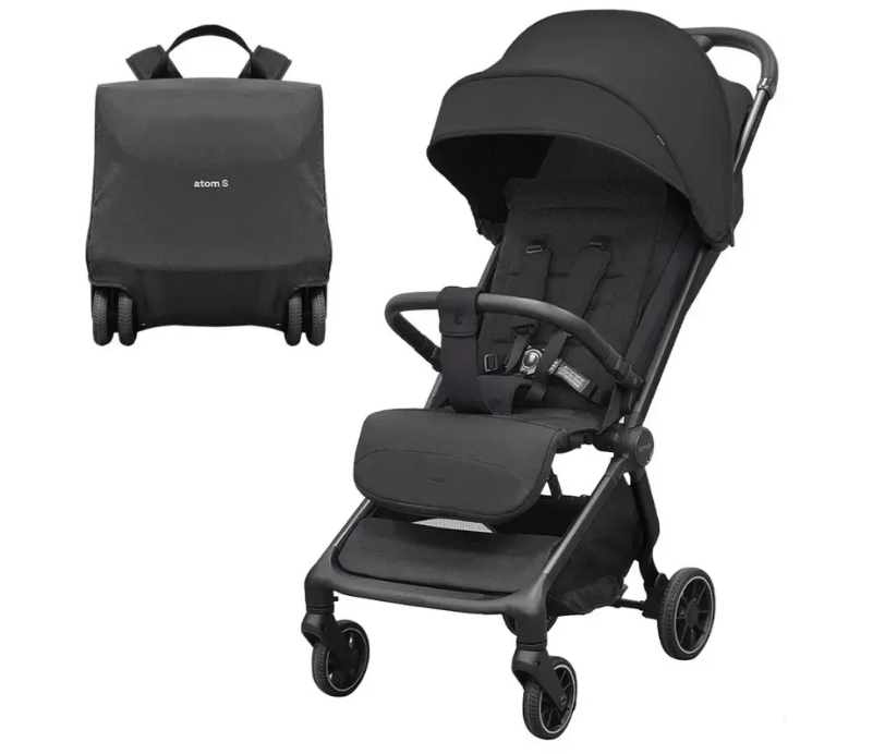 Прогулянкова коляска Carrello Atom S CRL-5526 Black