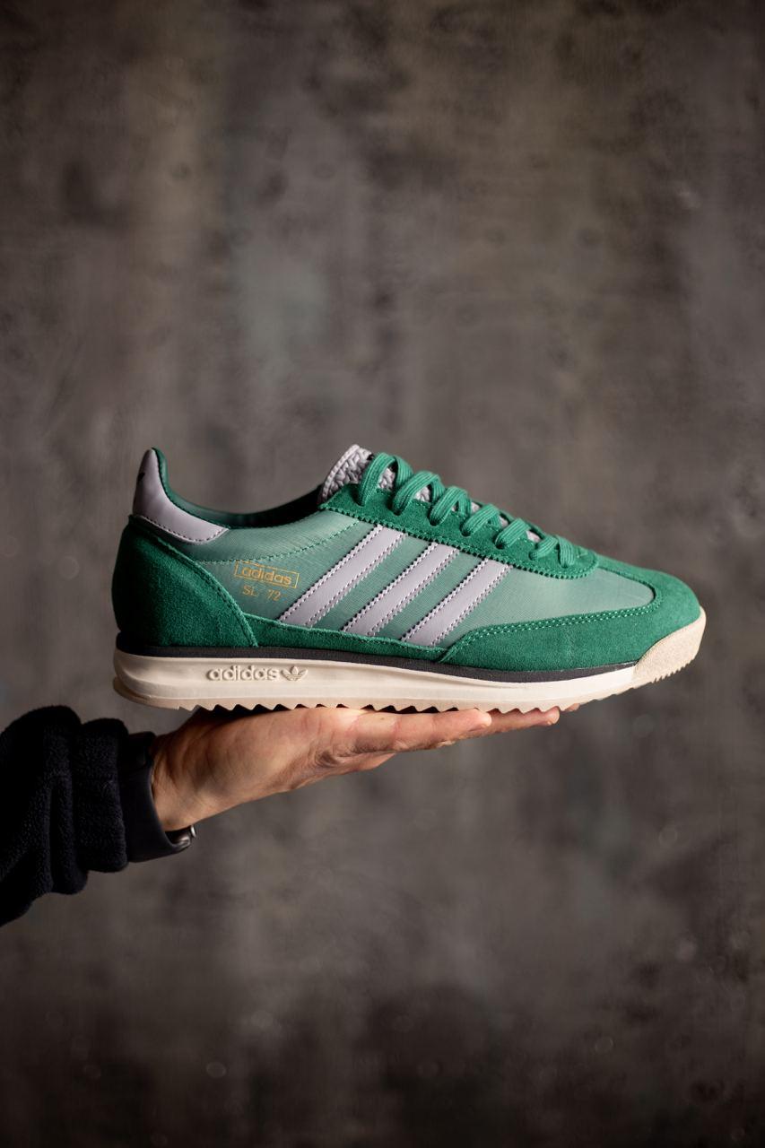 Кросівки чоловічі зелені Adidas SL 72 'Night Indigo Collegiate Green (20800), фото 1