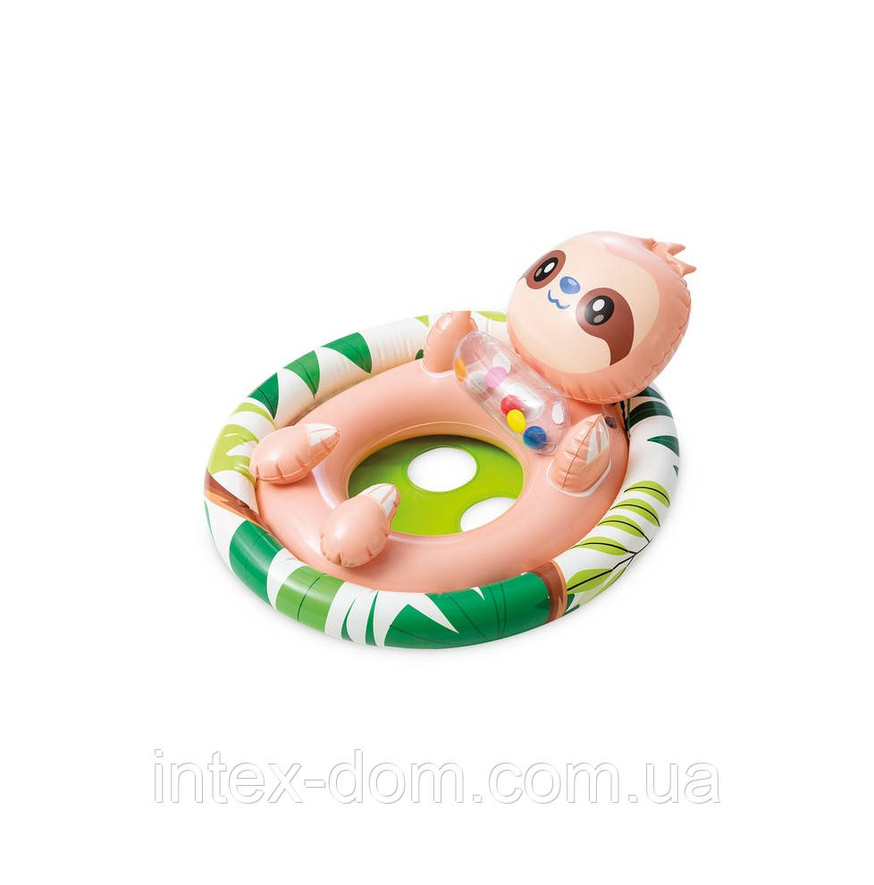 Надувне коло із трусиками Intex 59570 (81х58 см) Лінивець