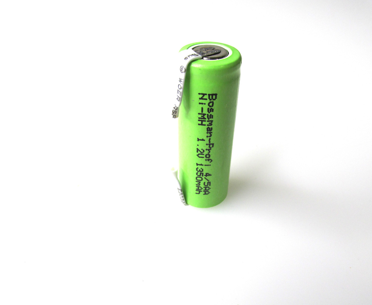 Акумулятор Bossman Ni-MH 4/5AA 1.2V 1350mAh Промисловий, з пелюстками для пайки