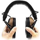 Активні навушники з Bluetooth Earmor M300T Койот + Беруші, фото 5