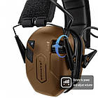 Активні навушники з Bluetooth Earmor M300T Койот + Беруші, фото 9