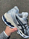 Кросівки чоловічі сірі Asics Gel-Kayano 14 Beige Black Silver (21092), фото 2
